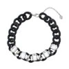 STONE STATEMENT COLLAR BLACK