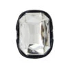 STONE COCKTAIL RING BLACK