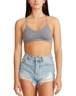 THE ELLA MESH BRALETTE GREY -Cheap Boots And Beyond Store BBDAKOTA RTW0044 GREY 01