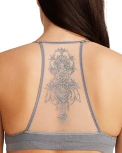 THE ELLA MESH BRALETTE GREY