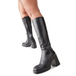 FANATIK BLACK LEATHER 18 FANATIK BLACK LEATHER -Cheap Boots And Beyond Store DV ONFOOT 07 27 224651