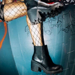 ROXIE BLACK LEATHER 16 ROXIE BLACK LEATHER -Cheap Boots And Beyond Store SM1100X11006