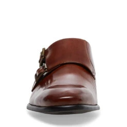 BEAUMONT COGNAC LEATHER -Cheap Boots And Beyond Store STEVEMADDEN DRESS BEAUMONT COGNAC LEATHER FRONT
