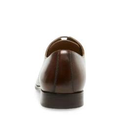 PREY BROWN LEATHER -Cheap Boots And Beyond Store STEVEMADDEN DRESS PREY BROWN LEATHER BACK