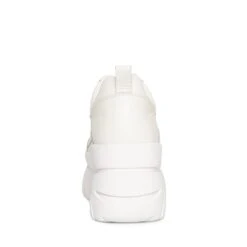 HANSEL WHITE -Cheap Boots And Beyond Store STEVEMADDEN INTL HANSEL WHITE LEATHER BACK