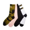 LOGO CREW SOCKS CAMO MULTI