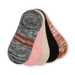 MARLED RIB SNEAKER SOCK BLACK MULTI