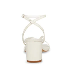 ALAINA BONE LEATHER -Cheap Boots And Beyond Store STEVEMADDEN SHOES ALAINA WHITE BACK