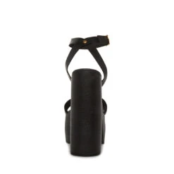 ALESSIA BLACK LEATHER -Cheap Boots And Beyond Store STEVEMADDEN SHOES ALESSIA BLACK PATENT BACK