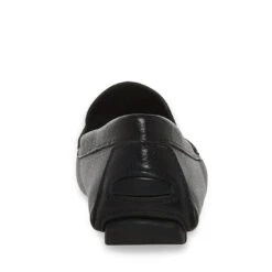 BAZ BLACK LEATHER 9 BAZ BLACK LEATHER -Cheap Boots And Beyond Store STEVEMADDEN SHOES BAZ BLACK BACK