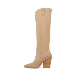BRONDY TAUPE SUEDE -Cheap Boots And Beyond Store STEVEMADDEN SHOES BRONDY TAUPE SUEDE INSIDE