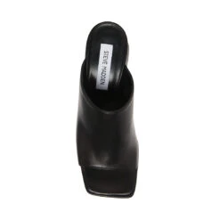 CAPRIA BLACK LEATHER -Cheap Boots And Beyond Store STEVEMADDEN SHOES CAPRIA BLACK LEATHER TOP