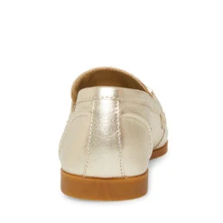 CARRINE GOLD LEATHER -Cheap Boots And Beyond Store STEVEMADDEN SHOES CARRINE GOLD LEATHER BACK