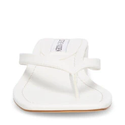 CLAUDETTE WHITE -Cheap Boots And Beyond Store STEVEMADDEN SHOES CLAUDETTE WHITE FRONT