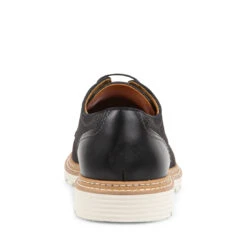 CURIE BLACK FABRIC -Cheap Boots And Beyond Store STEVEMADDEN SHOES CURIE BLACK BACK