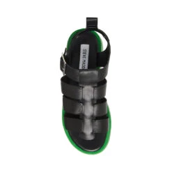 DEVLYN BLACK LEATHER 7 DEVLYN BLACK LEATHER -Cheap Boots And Beyond Store STEVEMADDEN SHOES DEVLYN BLACK LEATHER TOP