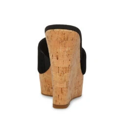 ELENORA BLACK SUEDE 9 ELENORA BLACK SUEDE -Cheap Boots And Beyond Store STEVEMADDEN SHOES ELENORA BLACK SUEDE BACK