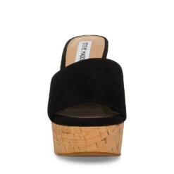 ELENORA BLACK SUEDE 7 ELENORA BLACK SUEDE -Cheap Boots And Beyond Store STEVEMADDEN SHOES ELENORA BLACK SUEDE FRONT