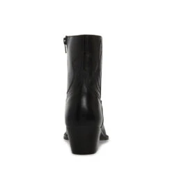 GREYSON BLACK LEATHER -Cheap Boots And Beyond Store STEVEMADDEN SHOES GREYSON BLACK LEATHER BACK