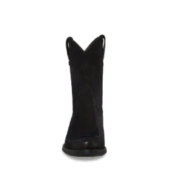 HARMONY BLACK NUBUCK -Cheap Boots And Beyond Store STEVEMADDEN SHOES HARMONY BLACK NUBUCK FRONT