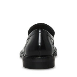 LARUSSO BLACK LEATHER -Cheap Boots And Beyond Store STEVEMADDEN SHOES LARUSSO BLACK LEATHER BACK