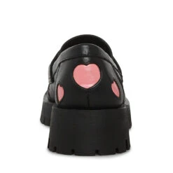 LAWRENCE-H BLACK LEATHER -Cheap Boots And Beyond Store STEVEMADDEN SHOES LAWRENCE H BLACK LEATHER BACK