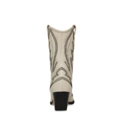 LEO BLACK/WHITE -Cheap Boots And Beyond Store STEVEMADDEN SHOES LEO BLACK WHITE BACK