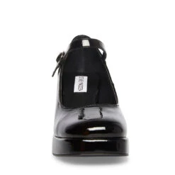 MINGLE BLACK PATENT -Cheap Boots And Beyond Store STEVEMADDEN SHOES MINGLE BLACK PATENT FRONT