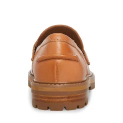 MINKA TAN LEATHER -Cheap Boots And Beyond Store STEVEMADDEN SHOES MINKA TAN LEATHER BACK
