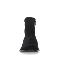 NOLE BLACK SUEDE -Cheap Boots And Beyond Store STEVEMADDEN SHOES NOLE BLACK SUEDE FRONT