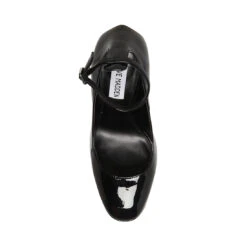 SKYRISE BLACK PATENT -Cheap Boots And Beyond Store STEVEMADDEN SHOES SKYRISE BLACK PATENT TOP