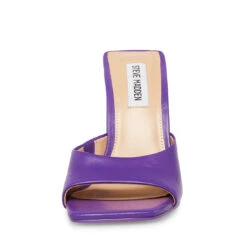 TWISTS PURPLE LEATHER -Cheap Boots And Beyond Store STEVEMADDEN SHOES TWISTS PURPLE LEATHER FRONT