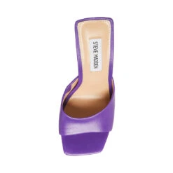 TWISTS PURPLE LEATHER -Cheap Boots And Beyond Store STEVEMADDEN SHOES TWISTS PURPLE LEATHER TOP