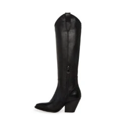 VITTORIA BLACK LEATHER -Cheap Boots And Beyond Store STEVEMADDEN SHOES VITTORIA BLACK LEATHER INSIDE