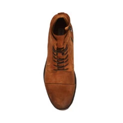 WELLS TAN SUEDE -Cheap Boots And Beyond Store STEVEMADDEN SHOES WELLS TAN SUEDE TOP