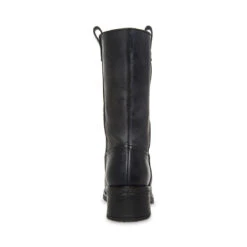 WINNY BLACK LEATHER -Cheap Boots And Beyond Store STEVEMADDEN SHOES WINNY BLACK LEATHER BACK