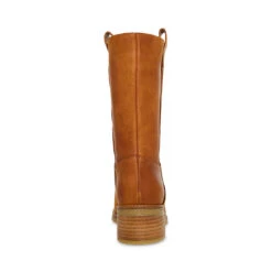 WINNY COGNAC LEATHER -Cheap Boots And Beyond Store STEVEMADDEN SHOES WINNY COGNAC LEATHER BACK