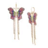 BUTTERFLY CHANDELIER EARRINGS MULTI