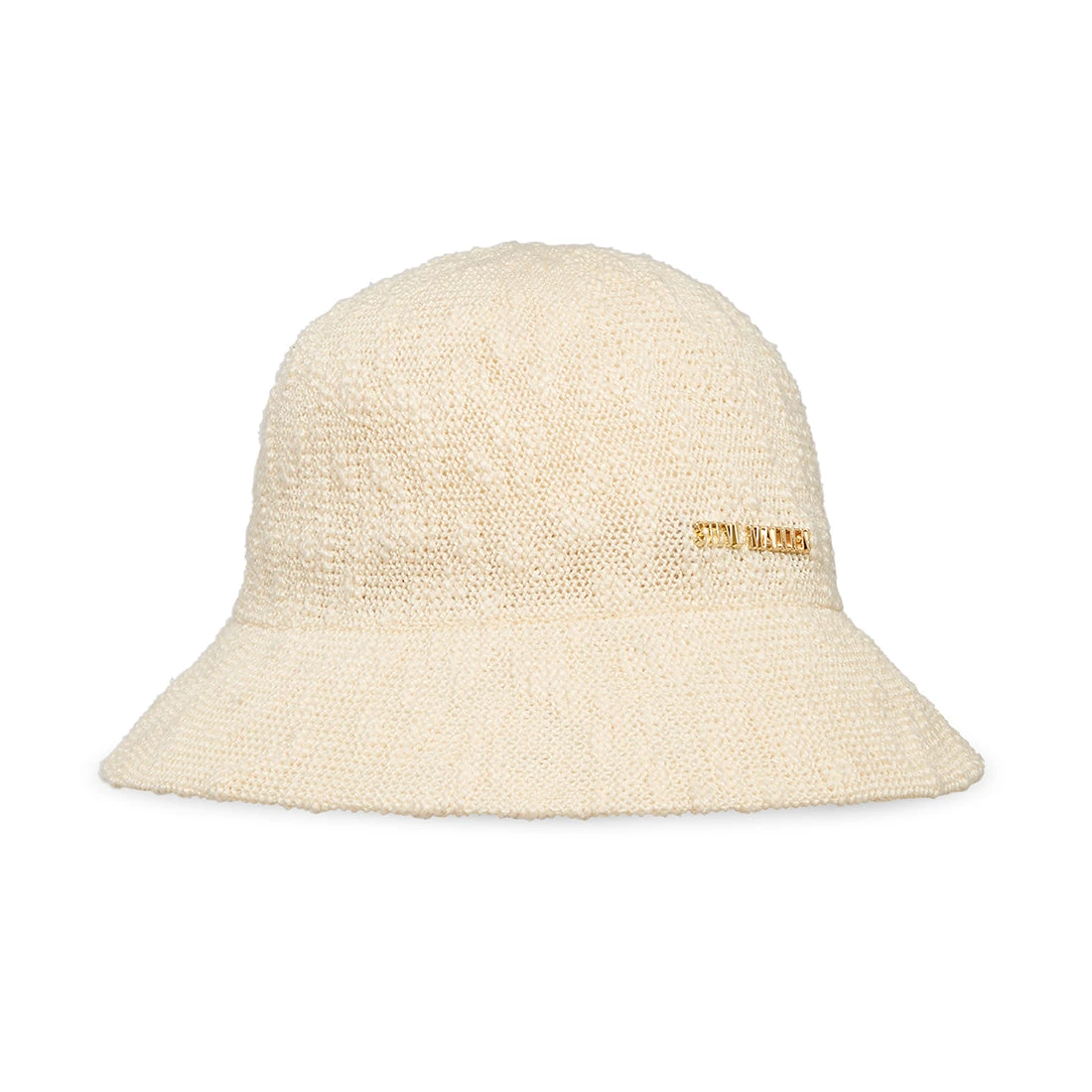 MOLDED POLY YARN BUCKET HAT CREAM 3 MOLDED POLY YARN BUCKET HAT CREAM - Image 3