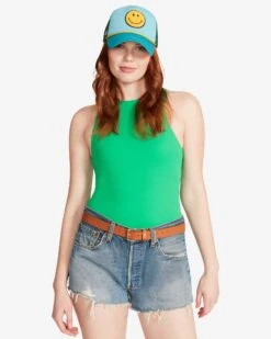 SMILEY TRUCKER CAP BLUE MULTI