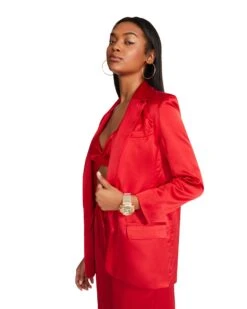 AUDREY JACKET RED -Cheap Boots And Beyond Store STEVEMADDEN APPAREL BL202434 RED 03