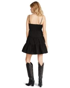 DREAM ABOUT ME DRESS BLACK -Cheap Boots And Beyond Store STEVEMADDEN APPAREL BL208166 BLACK 06