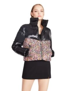 ARIANA FLORAL JACKET PINK -Cheap Boots And Beyond Store STEVEMADDEN APPAREL BM300530 MULTI 02