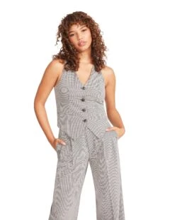 ISABELLA VEST BLACK -Cheap Boots And Beyond Store STEVEMADDEN APPAREL BM301804 BLACK 03