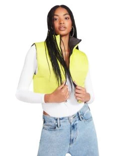 DAISY VEST BLACK -Cheap Boots And Beyond Store STEVEMADDEN APPAREL BM301806 BLACK 06