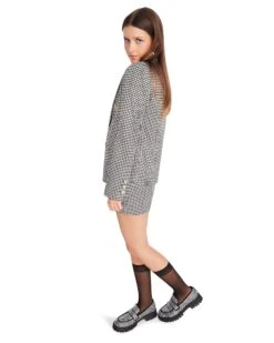 NAOMI BLAZER WHITE -Cheap Boots And Beyond Store STEVEMADDEN APPAREL BM302741 WHITE 05