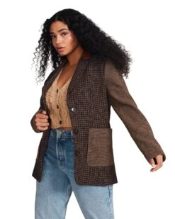 KELLY BLAZER NAVY 19 KELLY BLAZER NAVY -Cheap Boots And Beyond Store STEVEMADDEN APPAREL BM302785 NAVY LARGE 0647