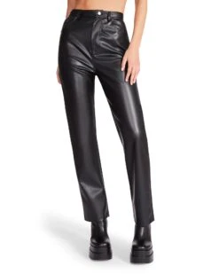 JOSIE PANT BLACK -Cheap Boots And Beyond Store STEVEMADDEN APPAREL BM303291 BLACK 04