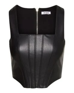 KIMMIE CORSET BLACK -Cheap Boots And Beyond Store STEVEMADDEN APPAREL BM304531 BLACK GHOST