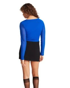 LUNA TOP BLUE -Cheap Boots And Beyond Store STEVEMADDEN APPAREL BM305706 BLUE 05